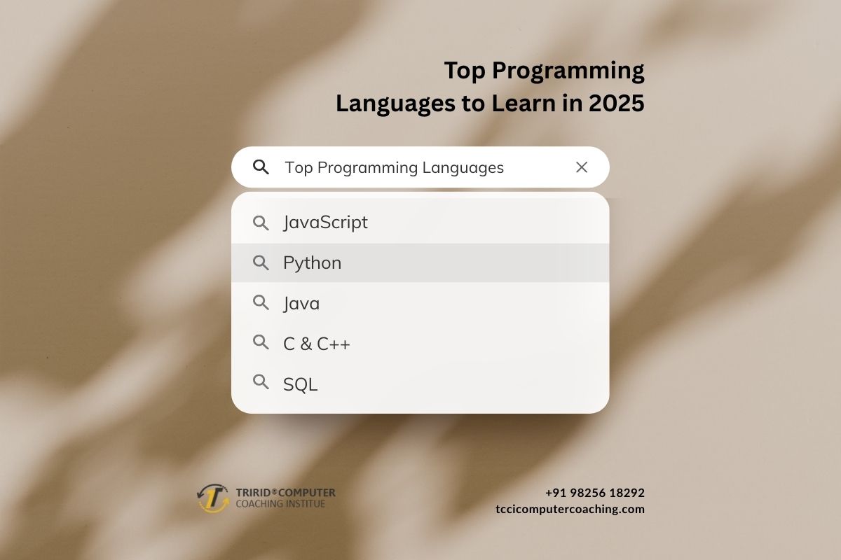 Top Programming Languages to Learn in 2025