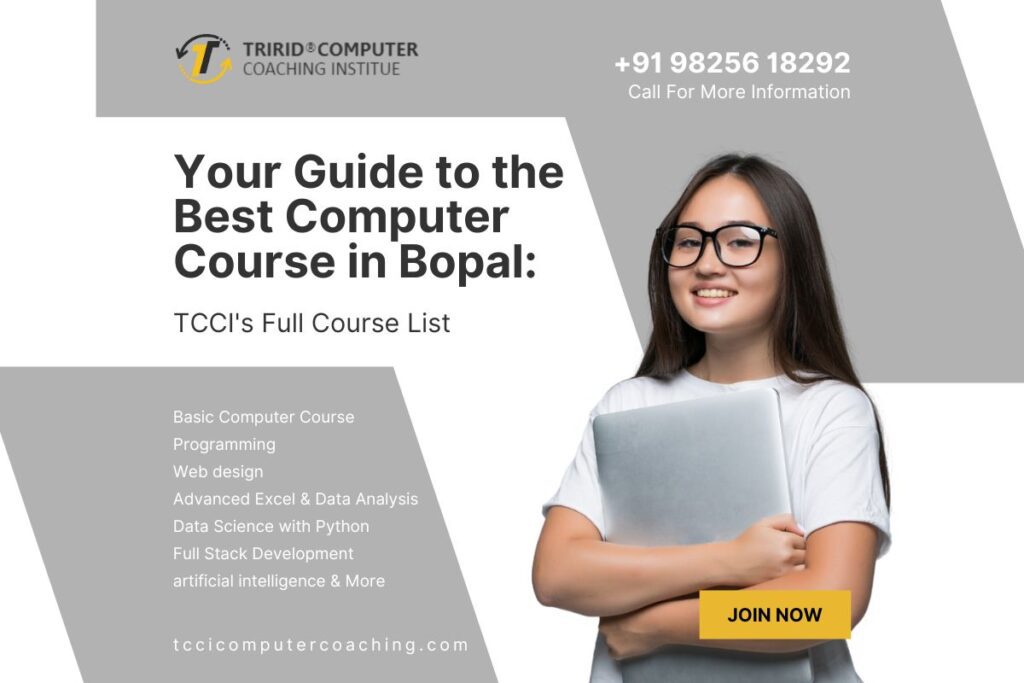 Your Guide to the Best Computer Course in Bopal: TCCI's Full Course List