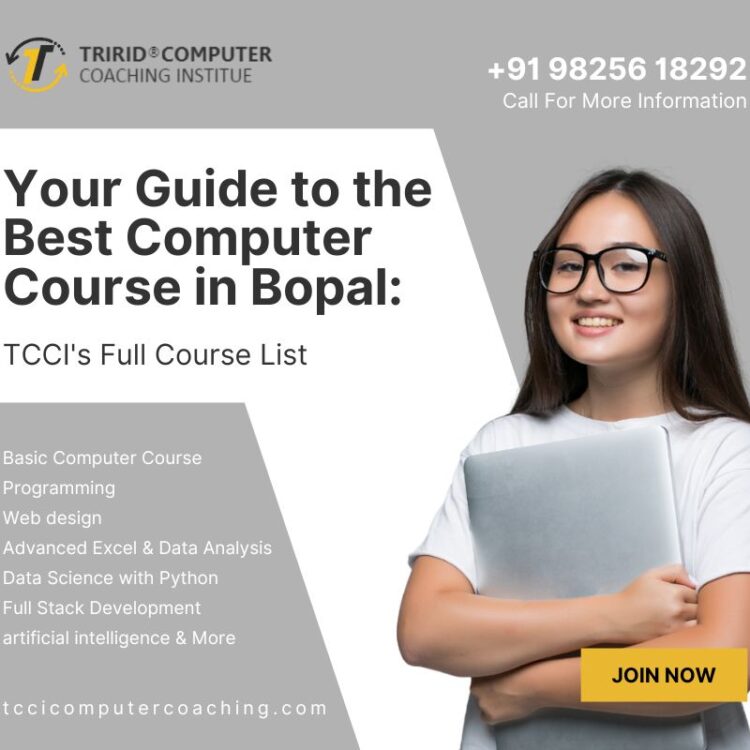 Your Guide to the Best Computer Course in Bopal: TCCI's Full Course List