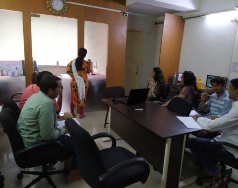 Well-maintained computer lab for students at TCCI Bopal Circle, Ahmedabad.