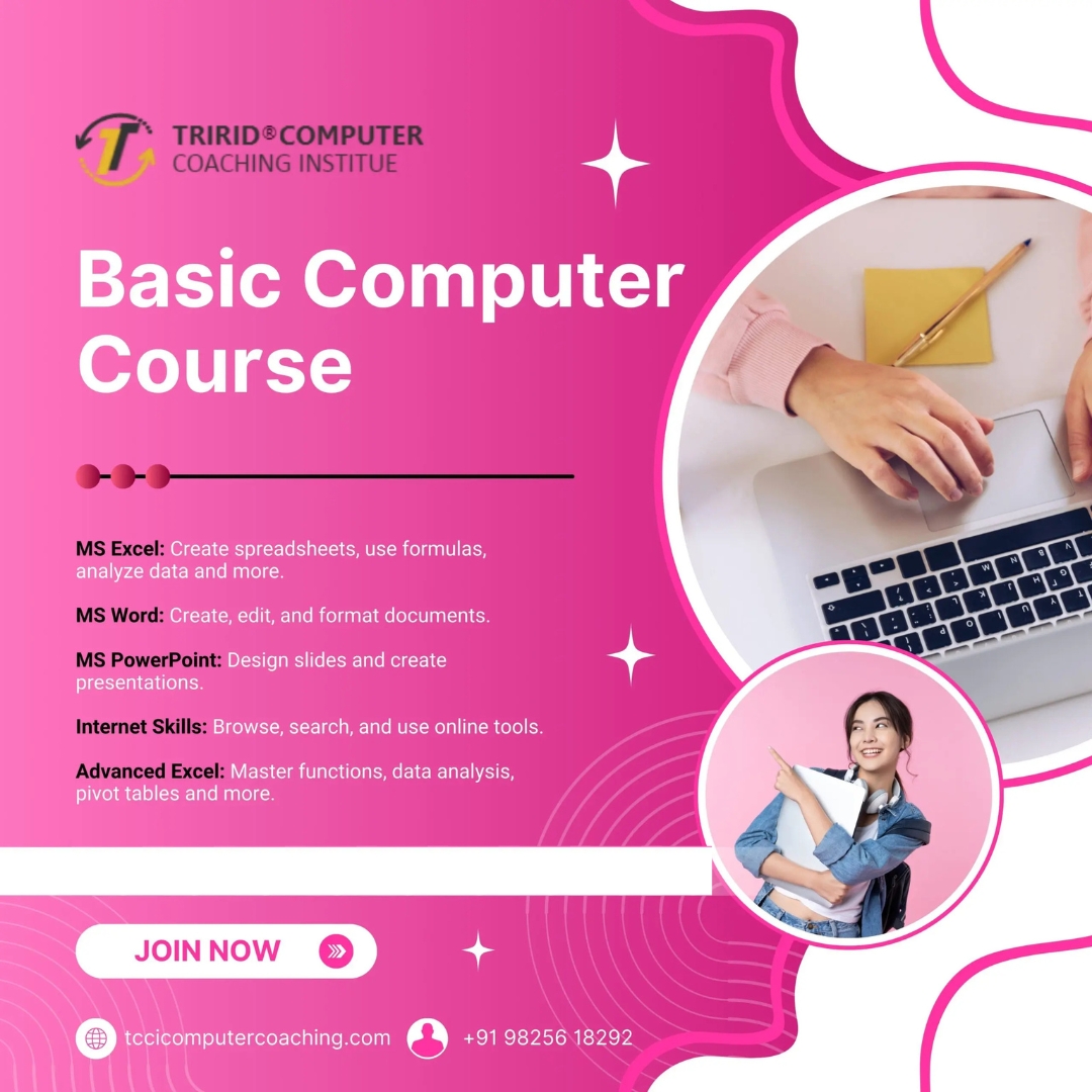 Basic Computer Course South Bopal Ahmedabad