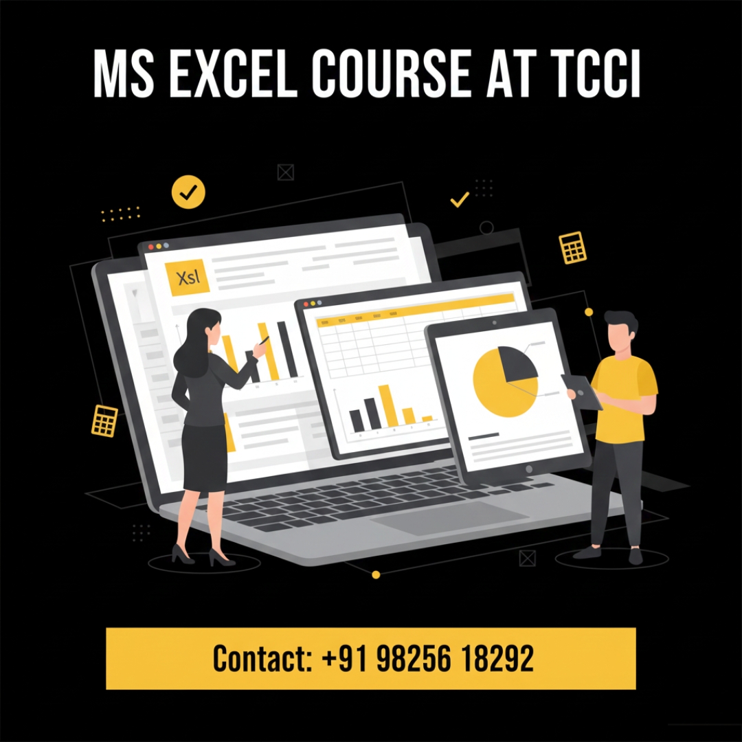MS Excel Course Iskcon Cross Road Ahmedabad
