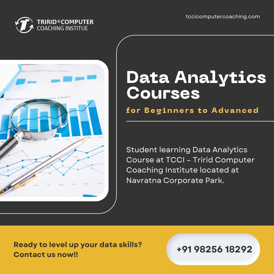Data Analytics Course in South Bopal Ahmedabad with Online 1-on-1 Training