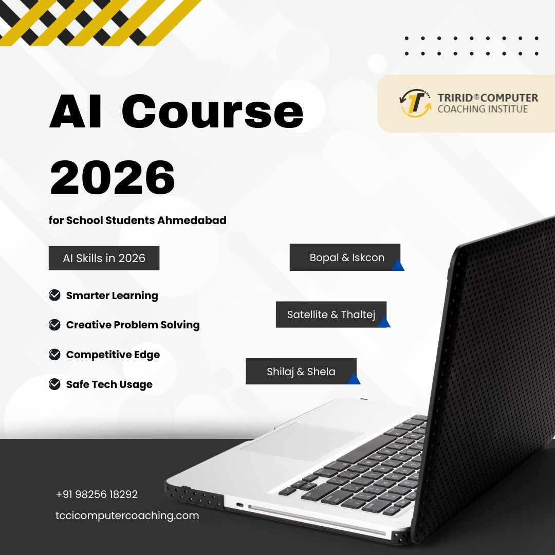 AI Course 2026 for School Students Ahmedabad – TCCI