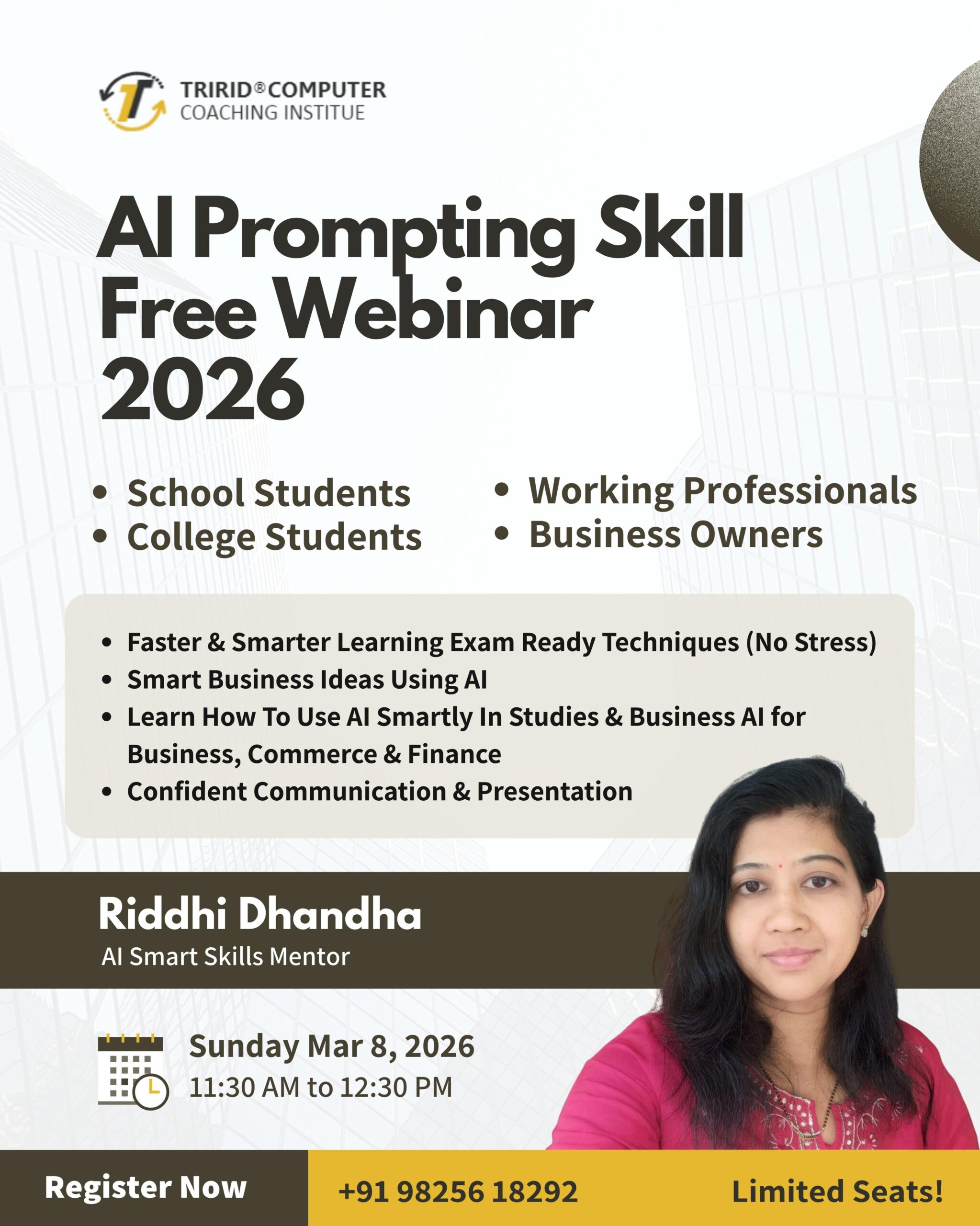AI Prompting Skills Free Webinar 2026