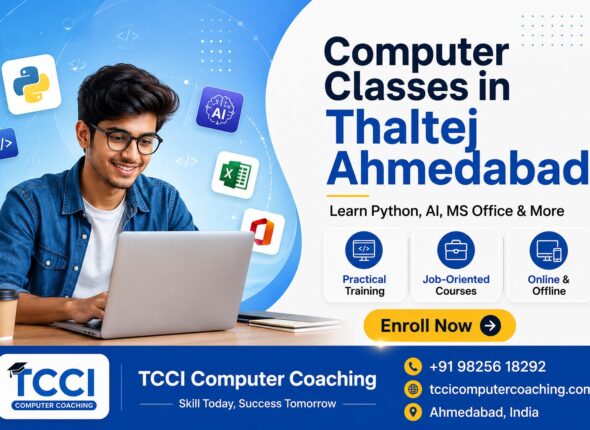 Best Computer Classes in Thaltej Ahmedabad | TCCI