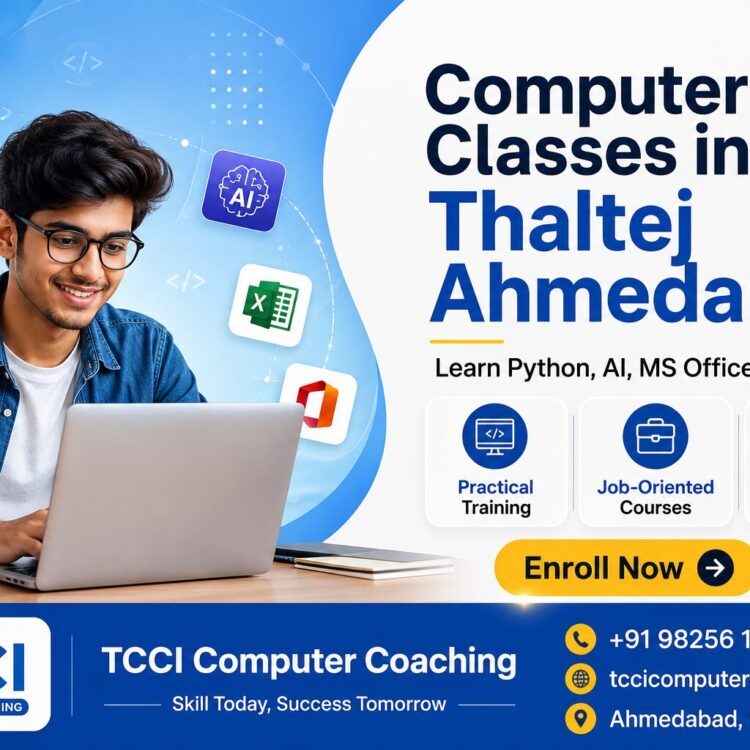 Best Computer Classes in Thaltej Ahmedabad | TCCI