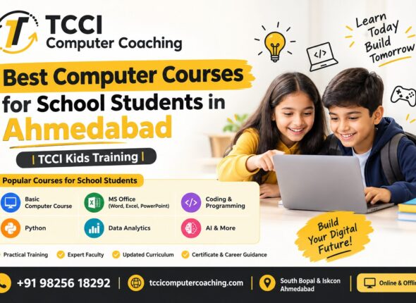 Best Computer Courses for School Students in Ahmedabad | TCCI Kids Training