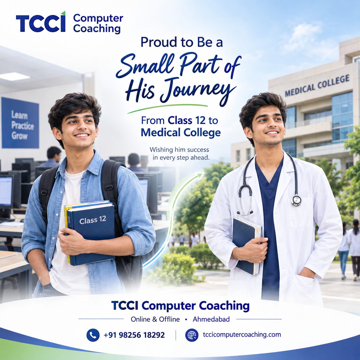 Proud to Be a Small Part of His Journey – From Class 12 to Medical College