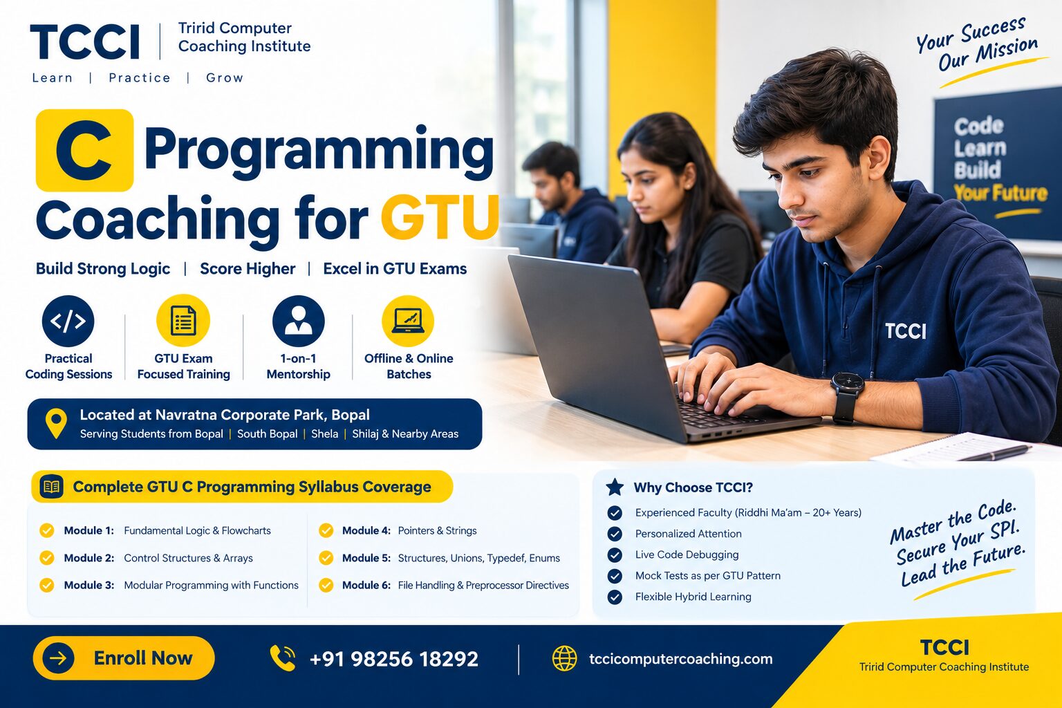 Master C Programming for GTU Semester